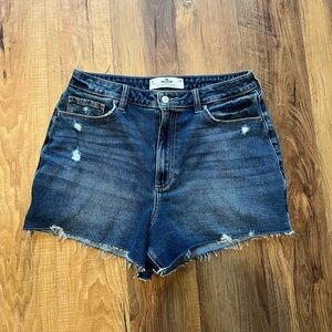 Curvy High Waisted Mom Shorts